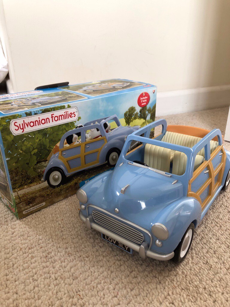 sylvanian families blue car